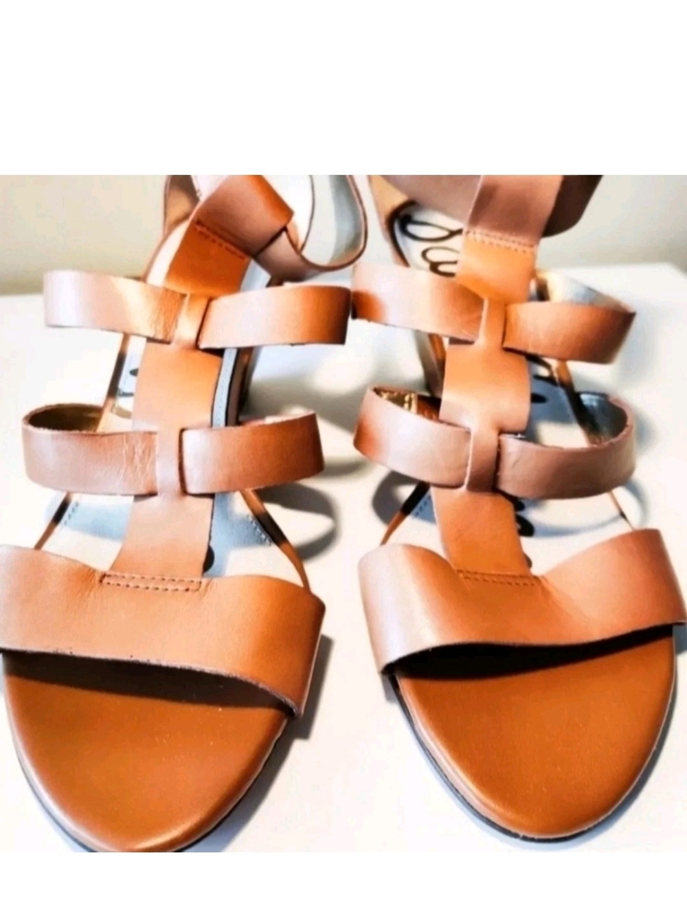 Sam Edelman Womens 9.5 Leather Wedge Sandals... - Picture 12 of 12